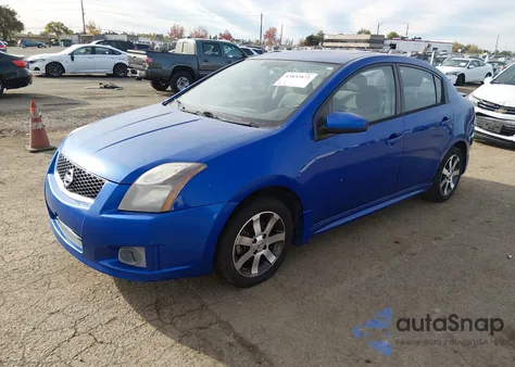 2012 Nissan Sentra 2.0 Sr из США, поврежденный, VIN 3N1AB6AP0CL656058